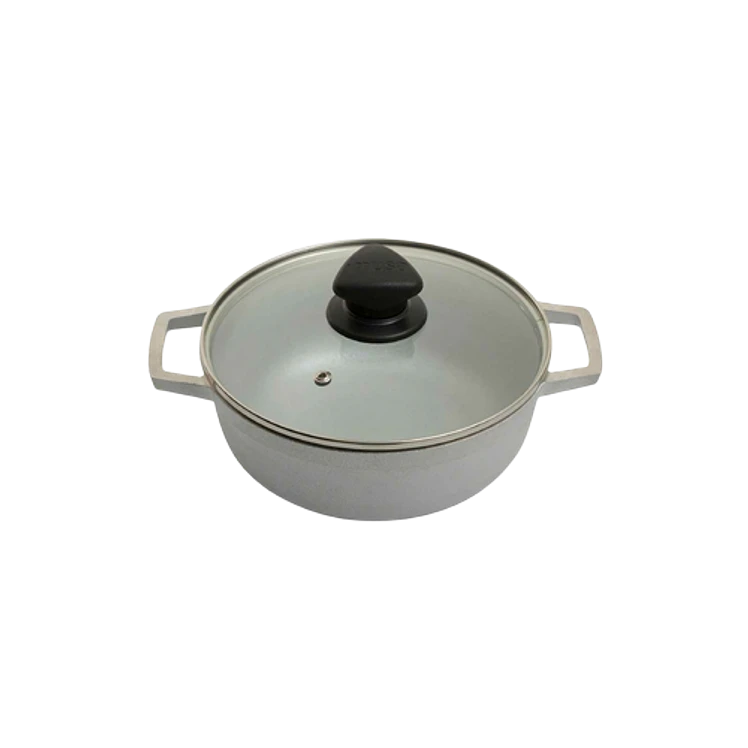 Caldero 26 Cm Natural Tapa Vidrio Imusa 1