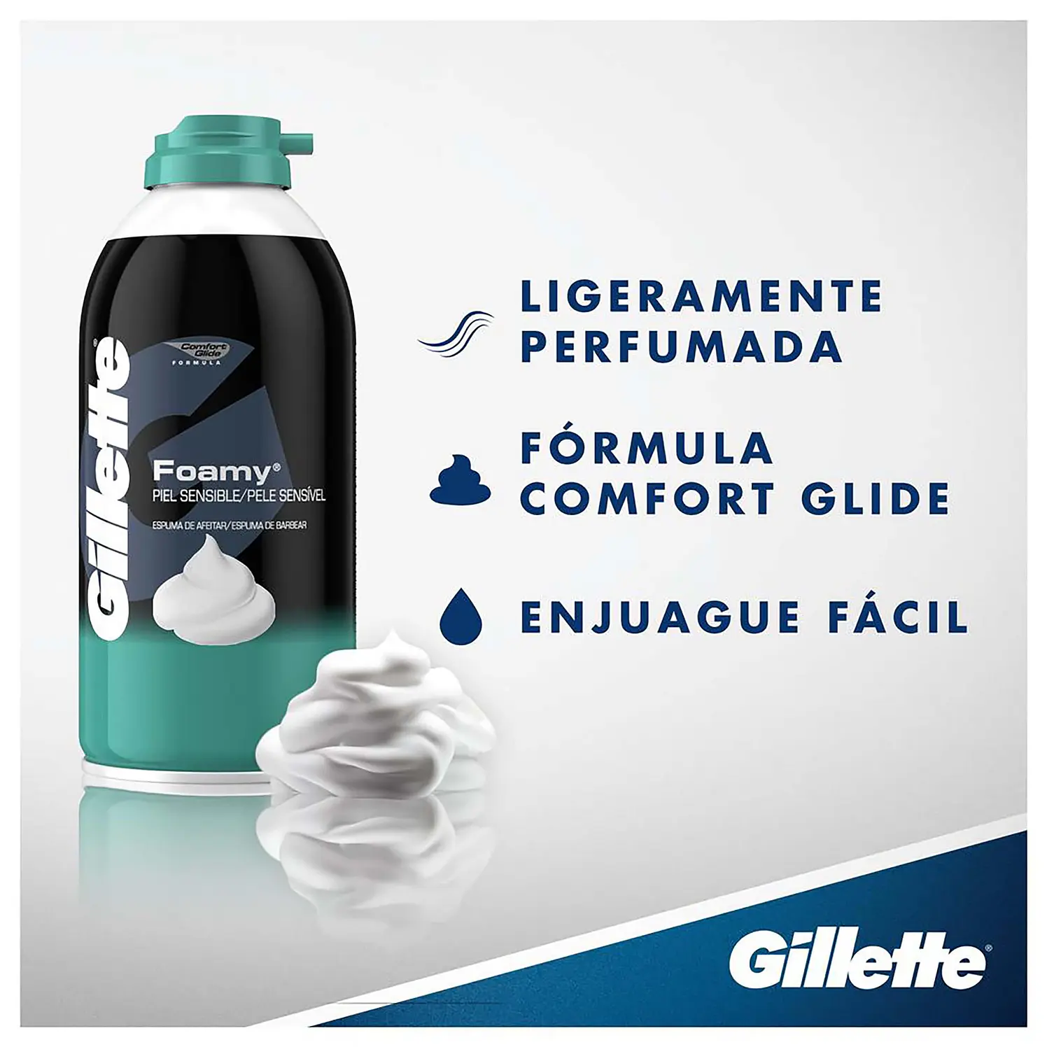 Espuma Afeitar Gillette Sensitive 175 g 3