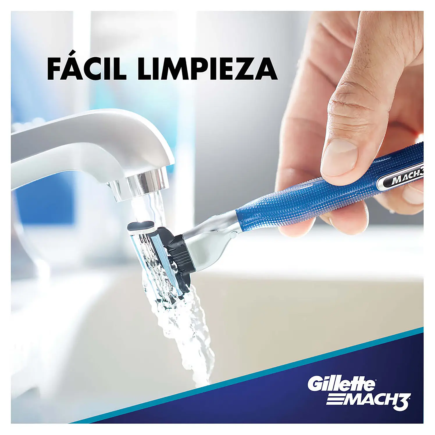 Maquina Gillette Mach3 Aquagrip 1 und 2