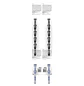 Maquina de afeitar Prestrobarba 3x10 4 Gillette - Miniatura 2