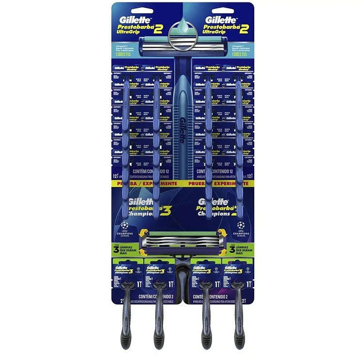 Rastrillos Gillette Presto barba Ultragrip Con 24 pzas 4