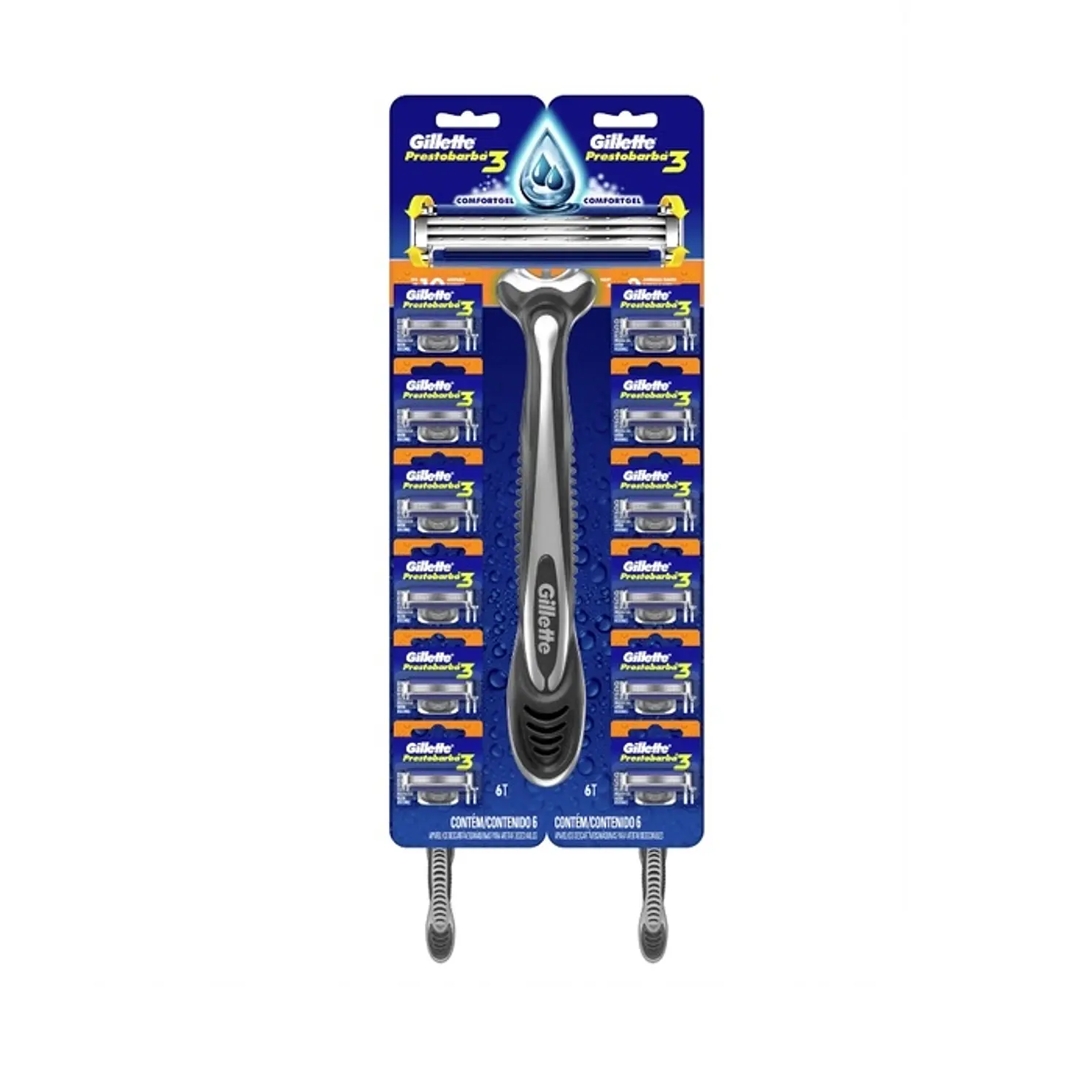 Gillette Prestobarba 3Máquinas Afeitar Desechables 10 und