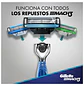 Maquina Gillette Mach3 Aquagrip 1 und - Miniatura 7