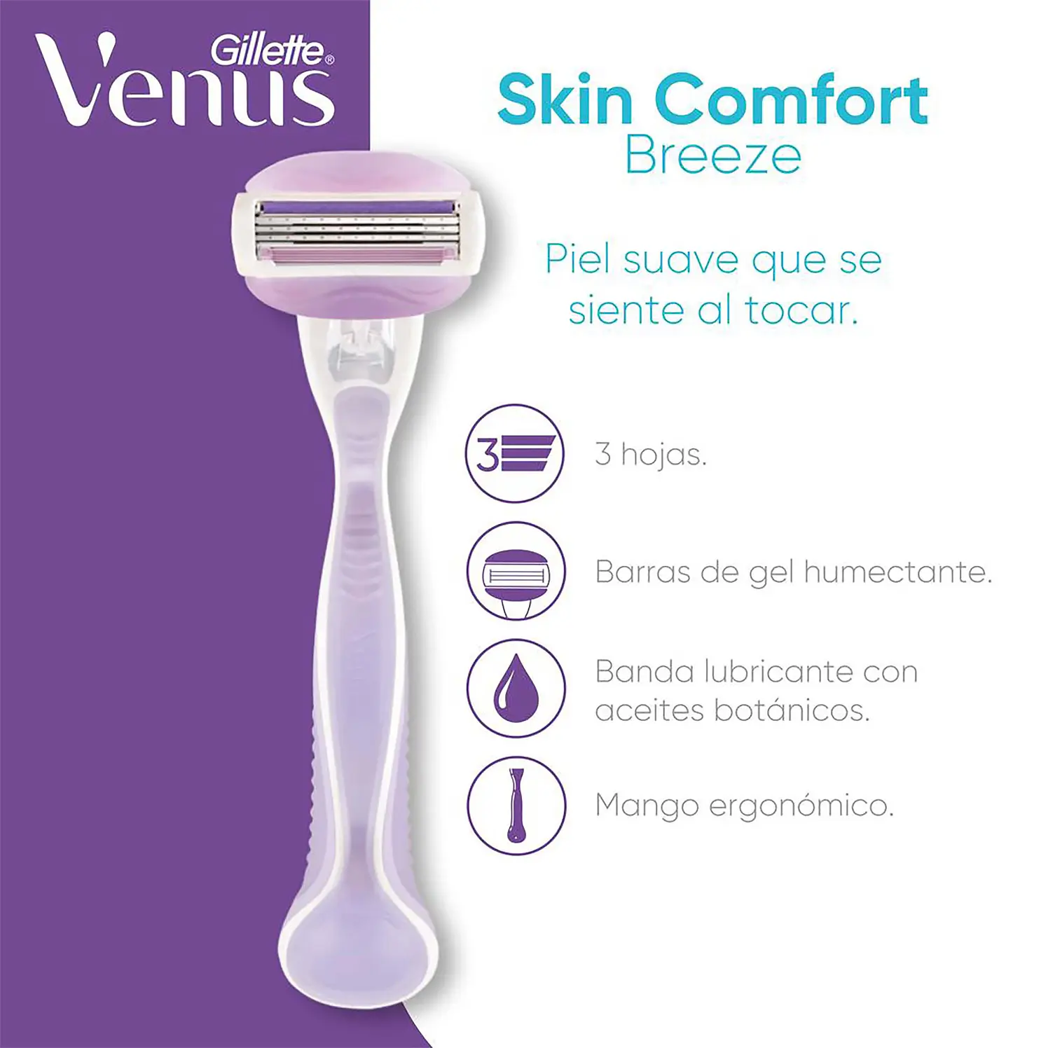 Máquina para afeitar Recargable Gillette Venus Breeze 1 und 3