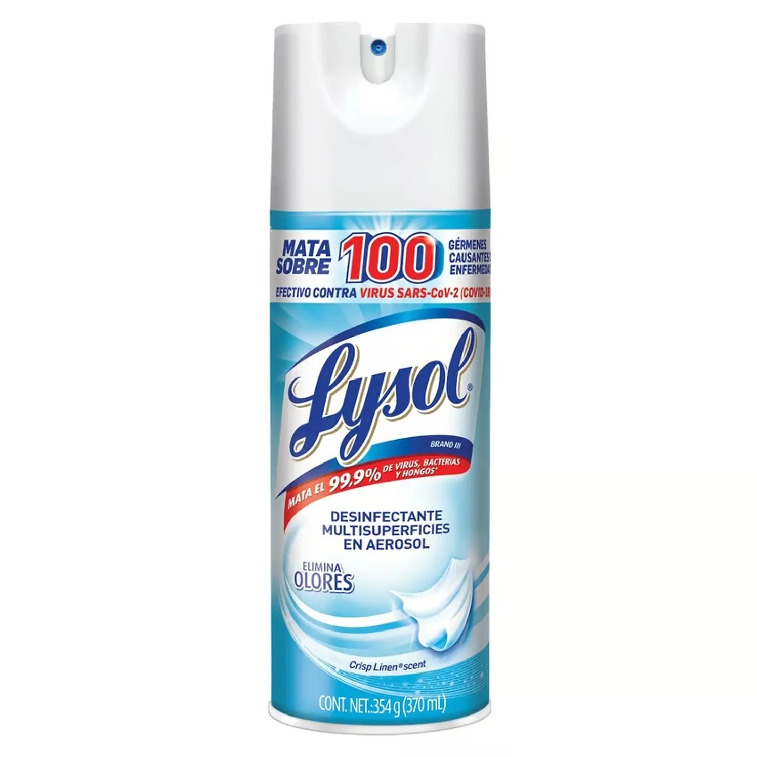 Desinfectante Lysol En Aerosol Crisp Linen 12.5 Onzas