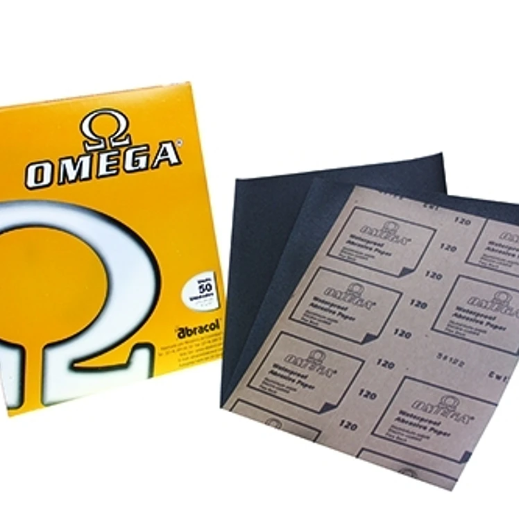 Lija Omega Agu#180De9 pulgX11 pulg50und