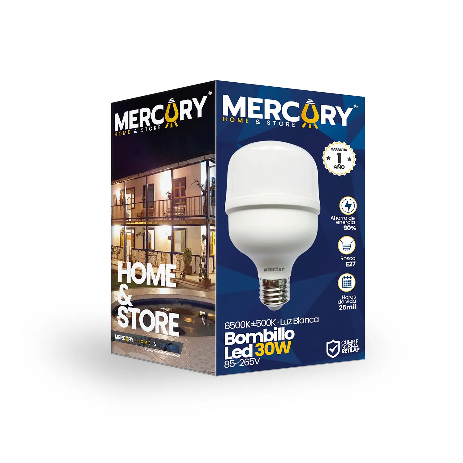 Bombillo led 30 W e27 6500k ibl10 3