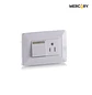 Toma Interruptor Mercury Blanco 118z 07 Eti12 - Miniatura 1
