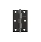 Bisagra Fanal Cabeza Plana Negro Mate Calibre 14 3x3 pulg - Miniatura 1