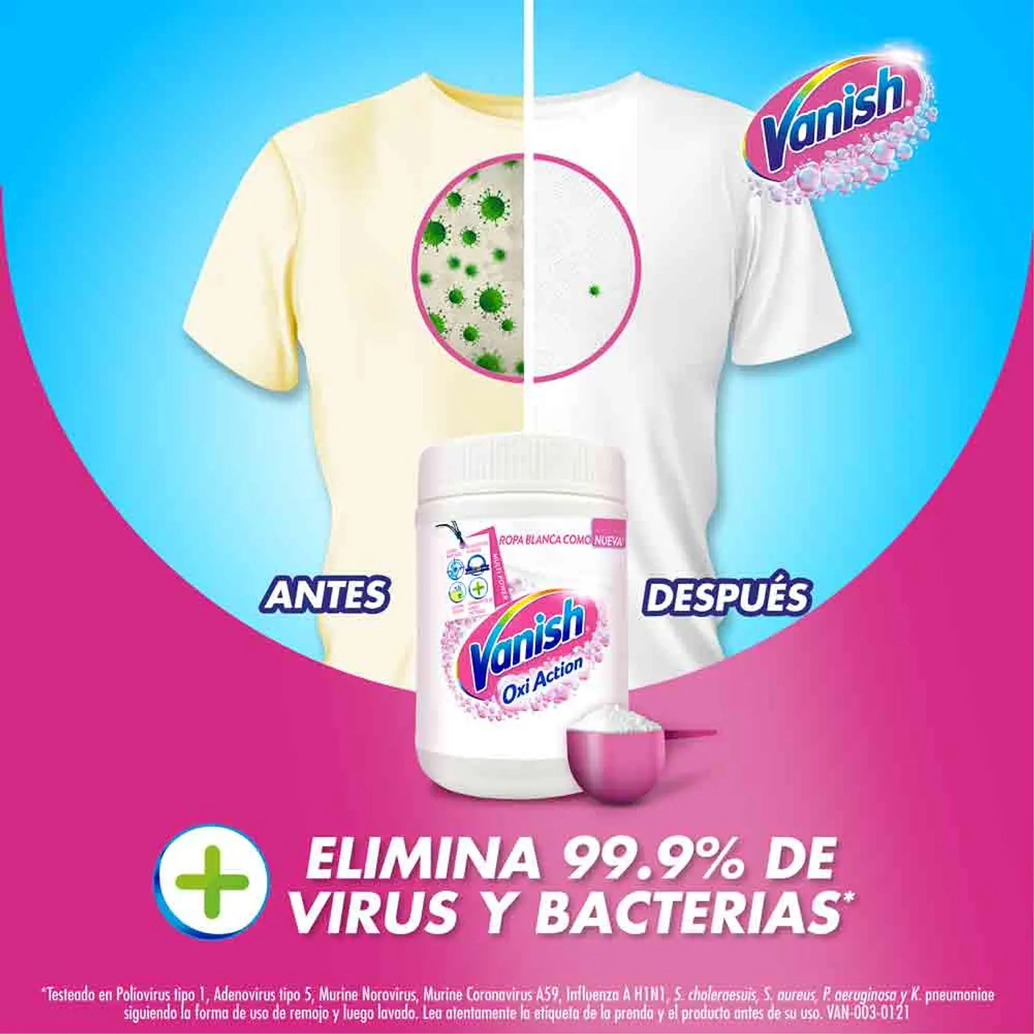 Desmanchador Vanish polvo blanco 240 g 5