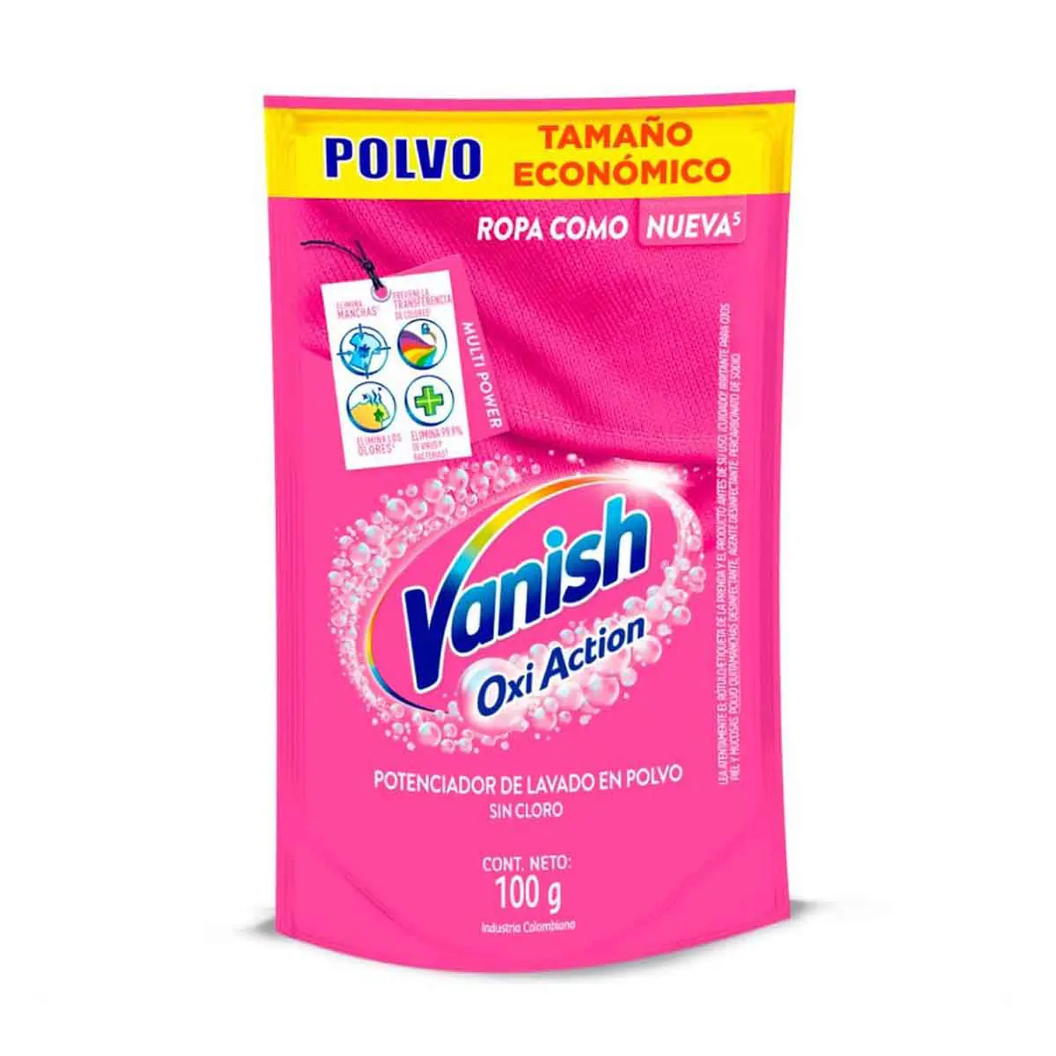 Desmanchador Vanish Polvo Rosa 100 G