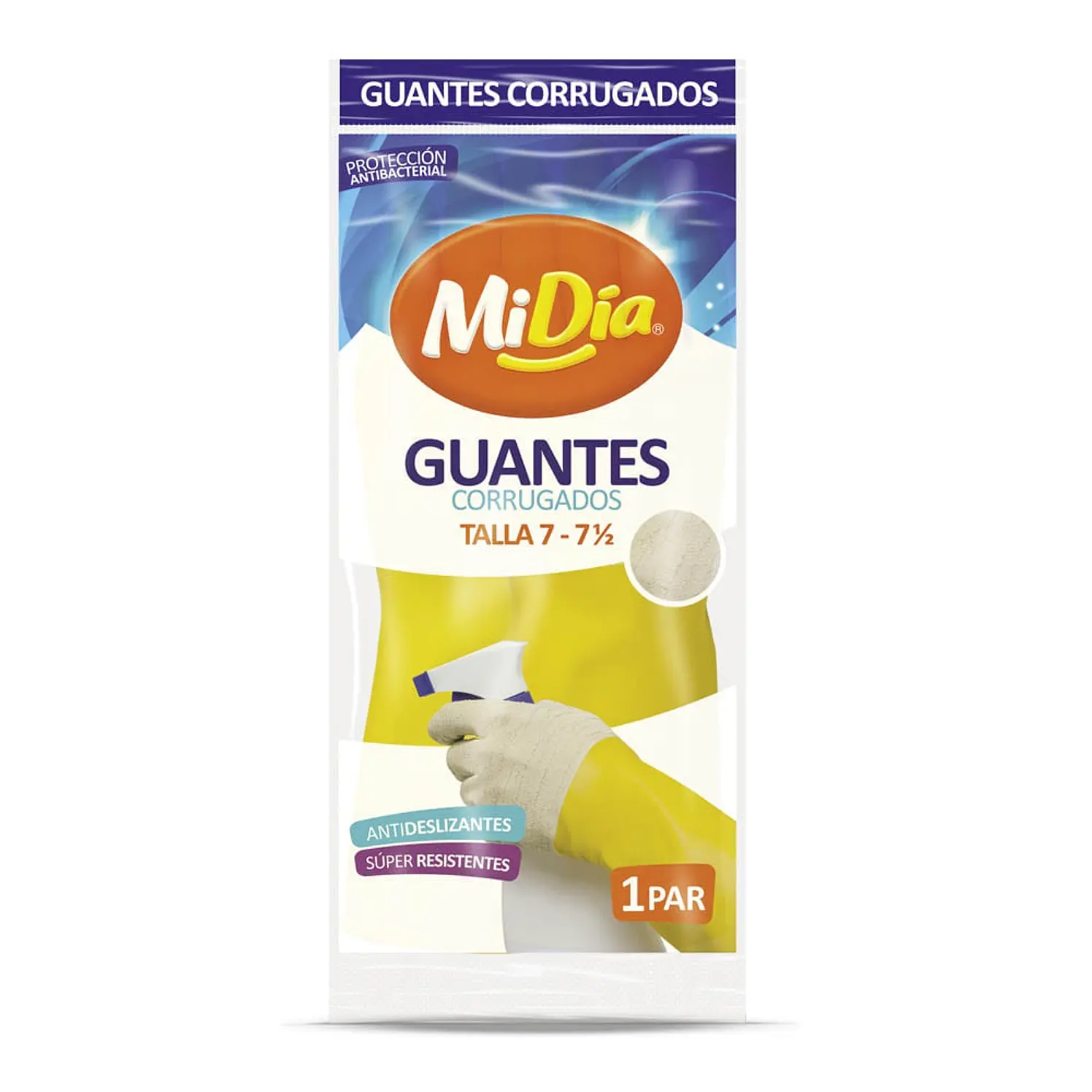 Guantes Corrugados MiDía Talla 7 7½