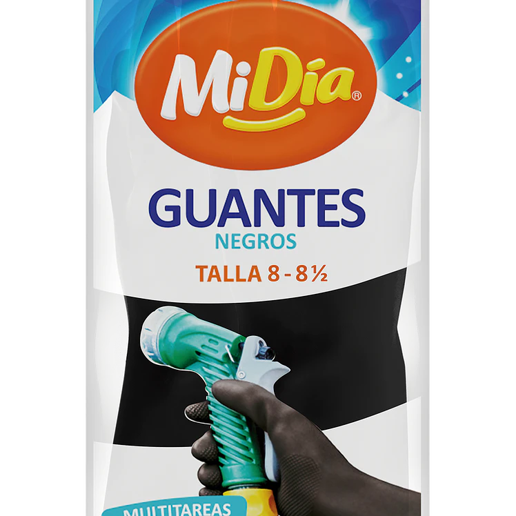 Guantes Negros MiDía T8 a 8 1/2 C 20