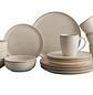 Vajilla Corona Caoba Beige 4 Puestos 16 pzas - Miniatura 2