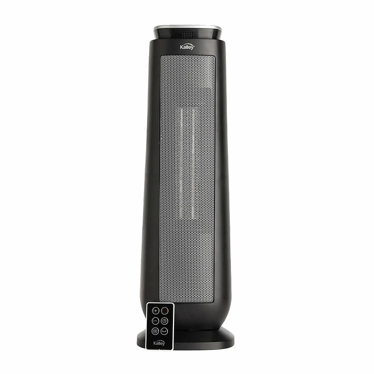 Calentador Negro De Ambiente Kalley Torre K CAT 1
