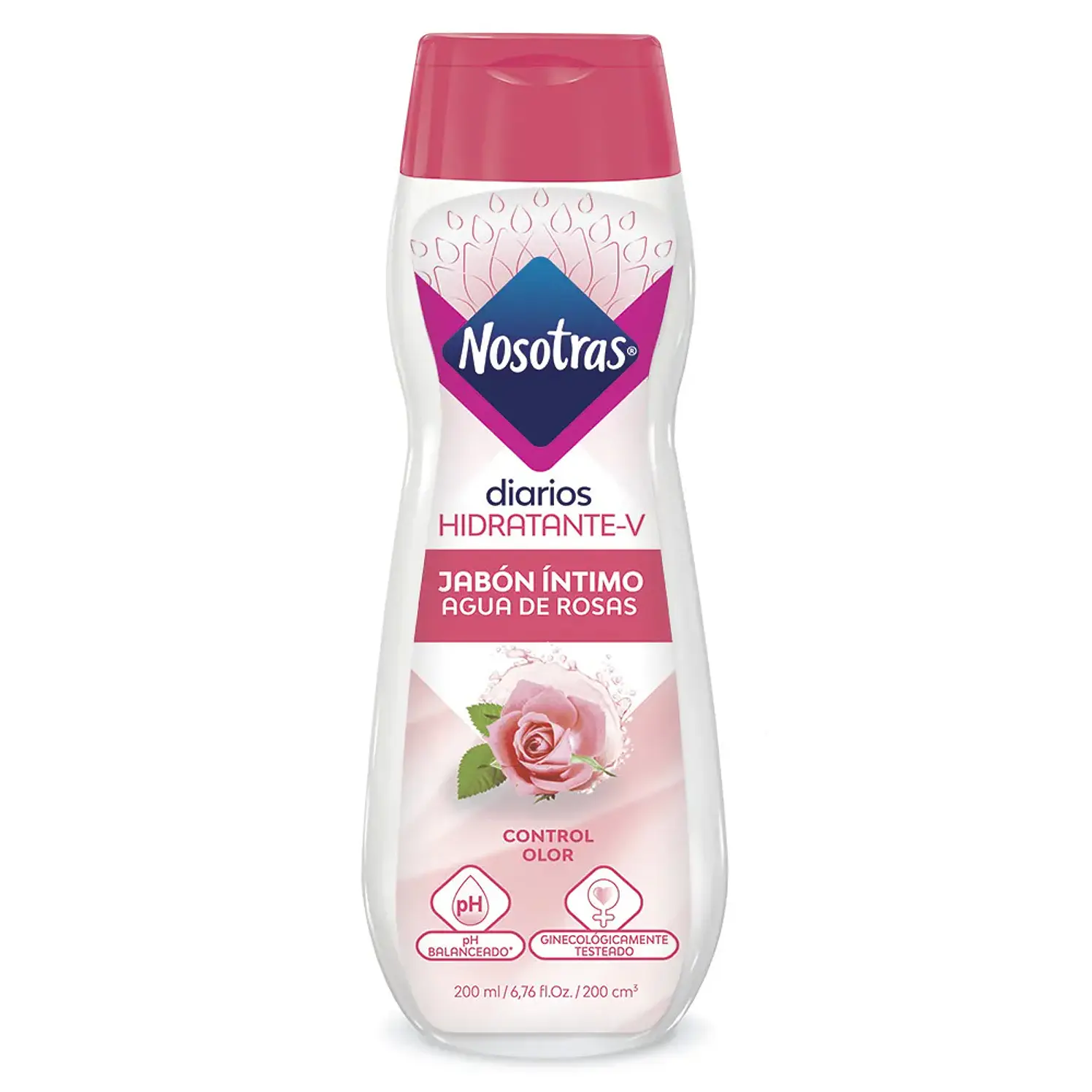 Jabón Intimo Nosotras Agua De Rosas x 200 ml