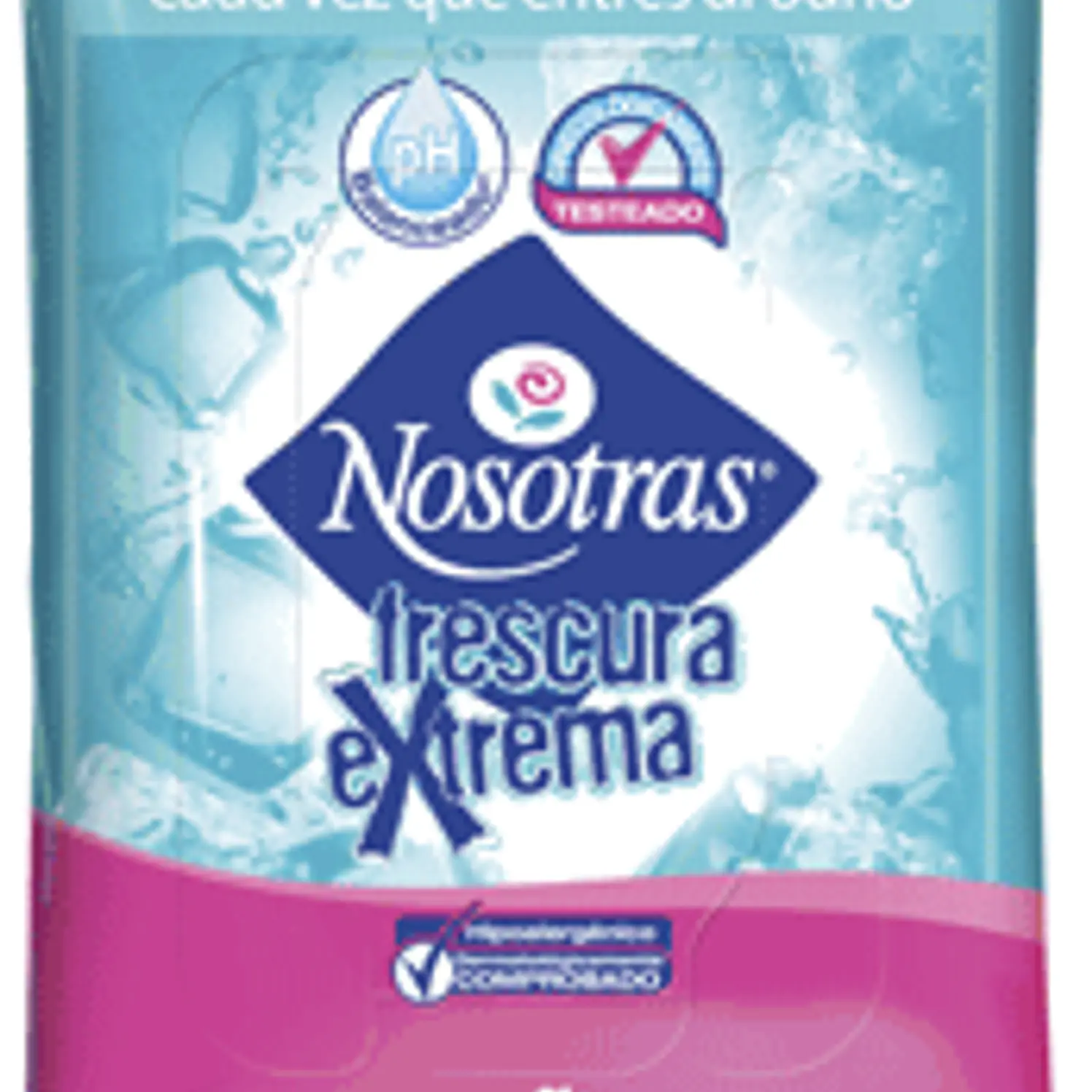 Pañitos Intimos Nosotras Frescura Extrema x 16