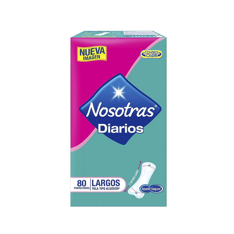 Protectores Nosotras Diarios Largos x 80und 1