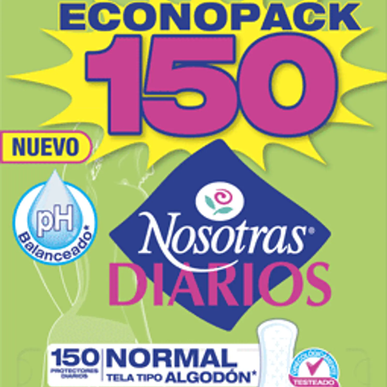 Protectores Diarios Nosotras x 150 und