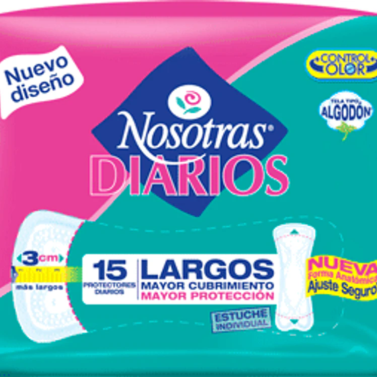 Protectores Diarios Nosotras Largos 12x15