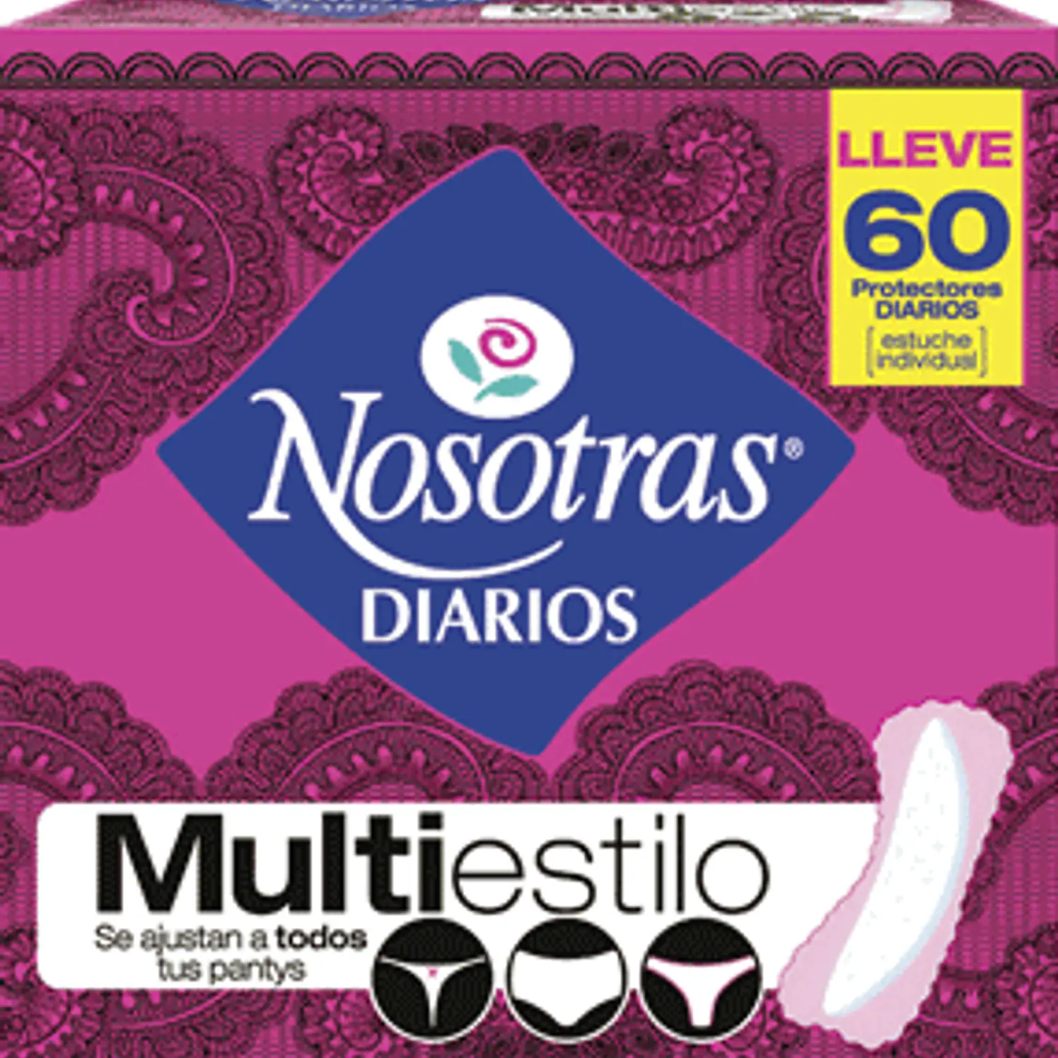 Nosotras Protectores Multiestilos x 60und