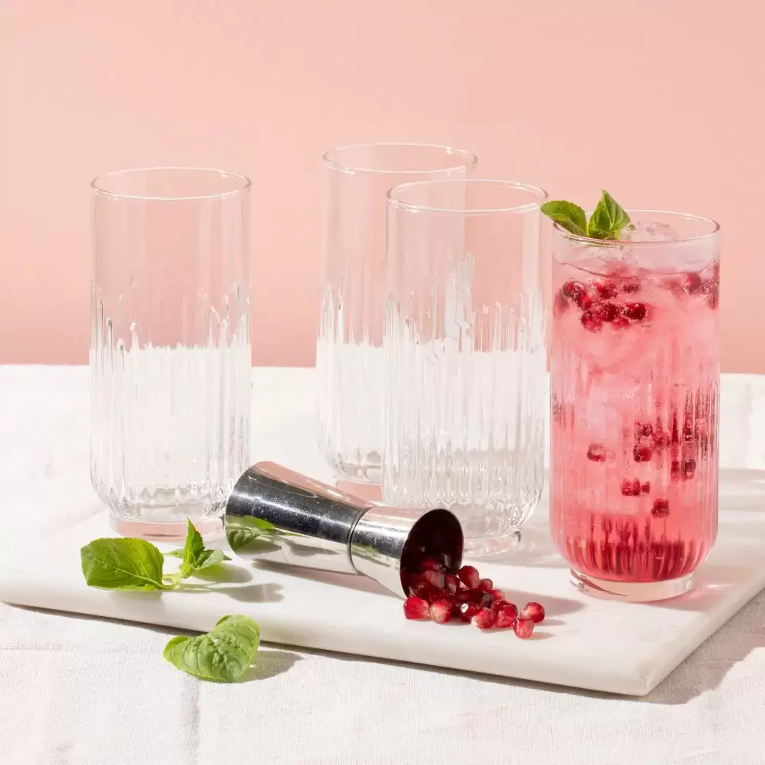 Vaso Cristar Barcelona 15 3/4oz Canastilla x 6 und 2