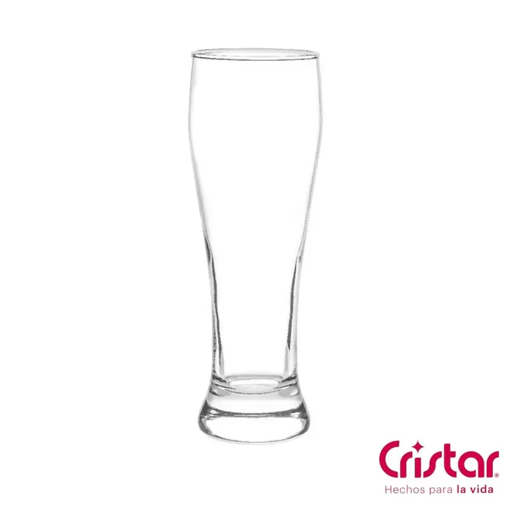 Vaso Cristar Cervecero Berlin Avispero Liso 1 Caja 24 und 1