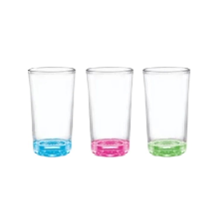 Vaso Herradura Fondo color Cristar x 6 1