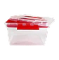 Caja Organizadora Salento N°3 Grande Con Bandeja 17 L Kendy - Miniatura 1