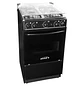 Estufa Piso Abba 4 Puestos Horno Gas Natural AT101 6 Negro - Miniatura 3