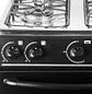 Estufa Piso Abba 4 Puestos Horno Gas Natural AT101 6 Negro - Miniatura 5