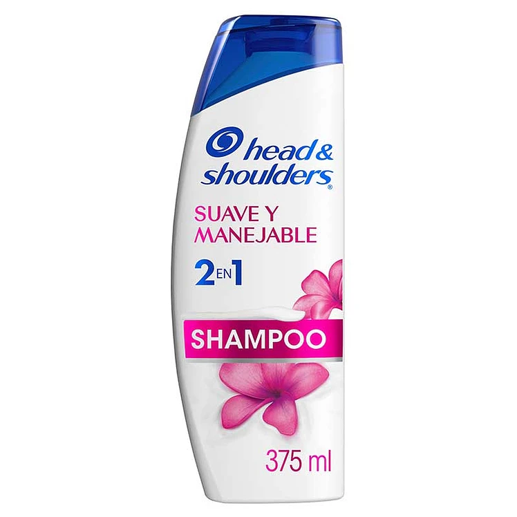 Shampoo Head Shoulders 2en1 Suave Manejable x 375 ml
