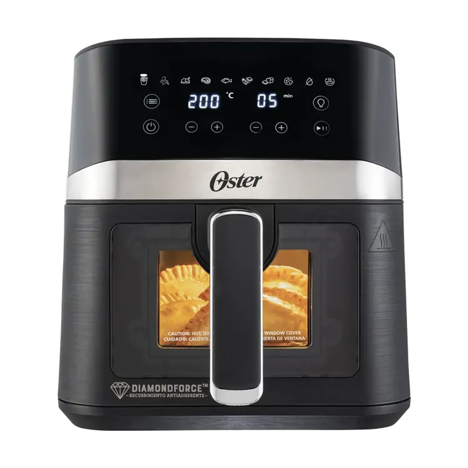 Freidora De Aire Oster Digital Diamond Force Negra 4 L 2