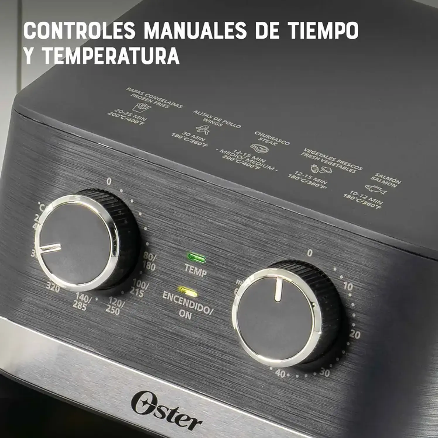 Freidora De Aire Oster 4 L Manual Diamond Force 3