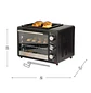 Horno Tostador Negro Kalley K MHE - Miniatura 3