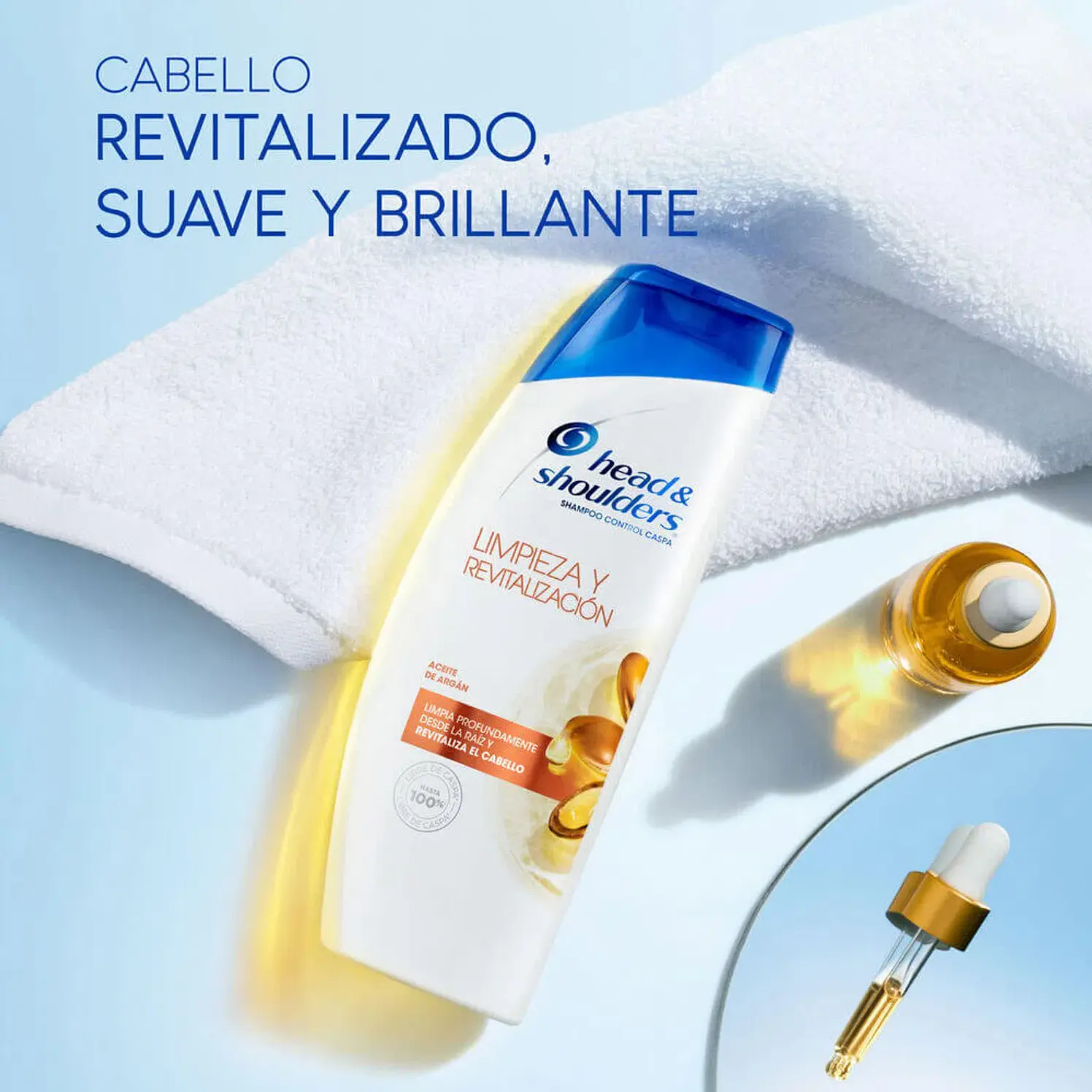 Shampoo Head Shoulders argán x 180 ml 3