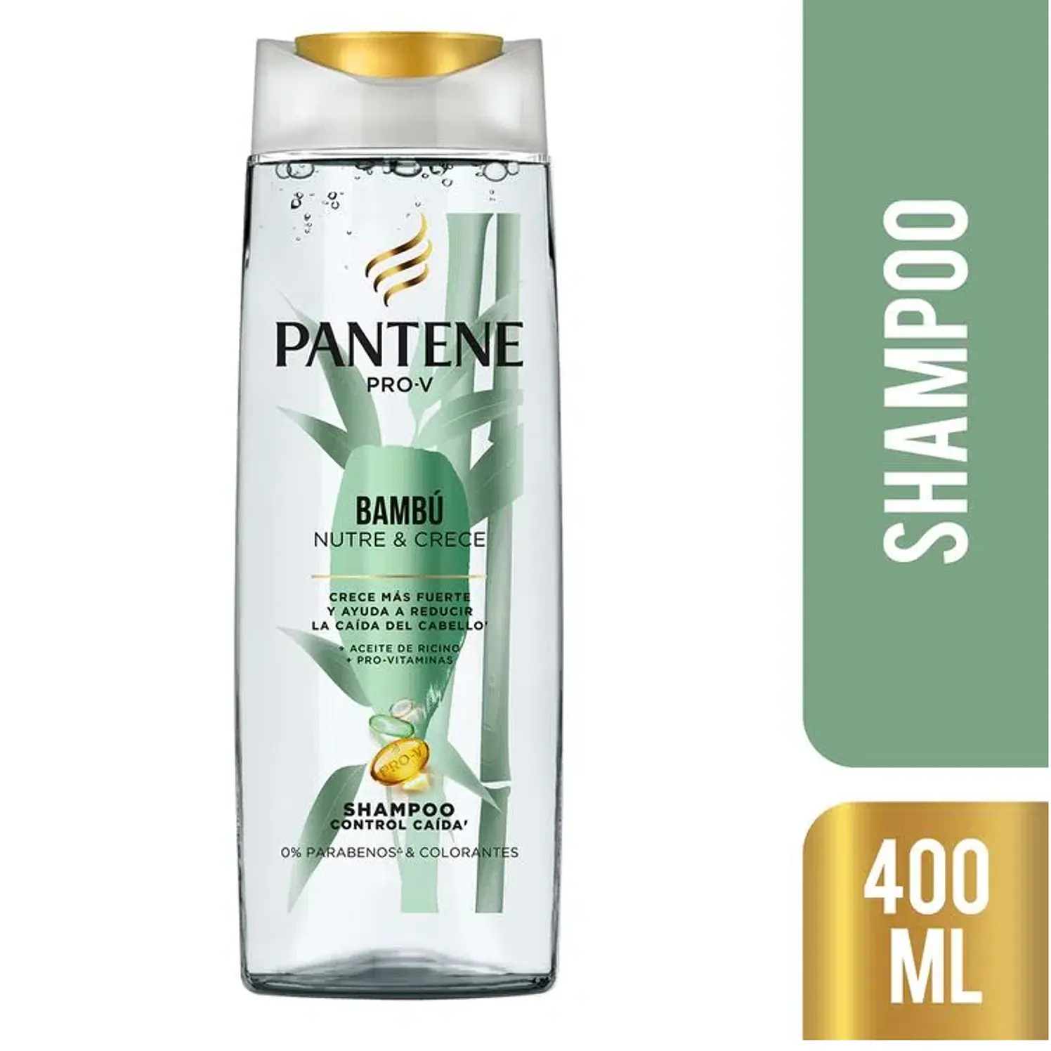 Shampoo Pantene Pro V Bambú Nutre Crece 400 ml
