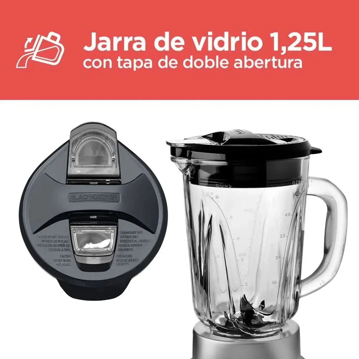 Licuadora Black Decker Digital BL1840MS Plateada 4