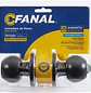 Cerradura Tipo Pomo para Baño Fanal Negro Mate Bolton - Miniatura 3