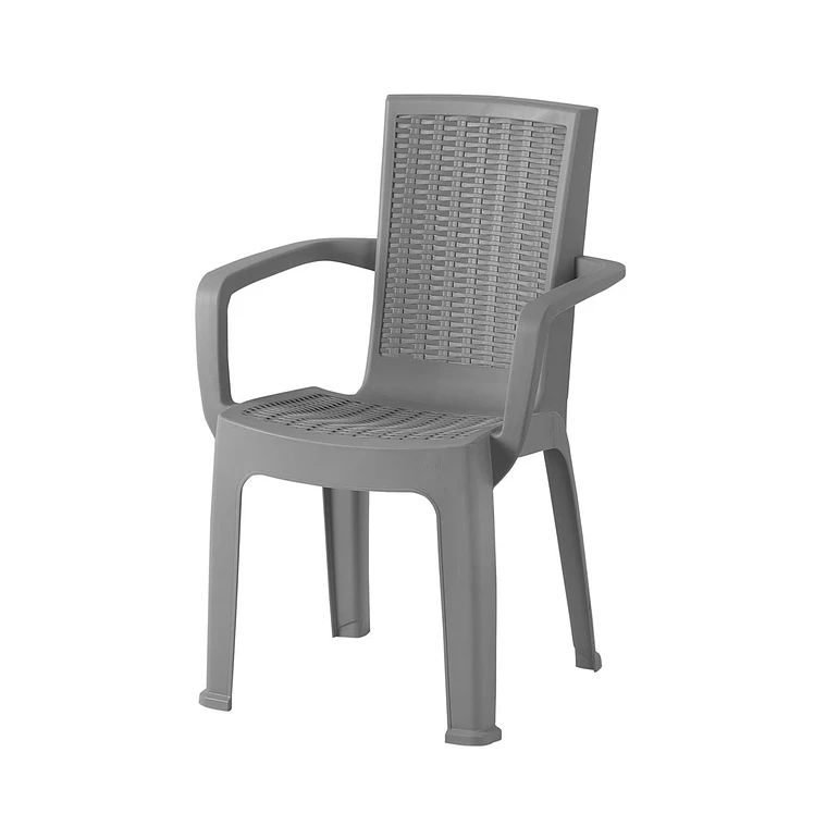 SILLA VANYPLAS AURA CON BRAZOS GRIS