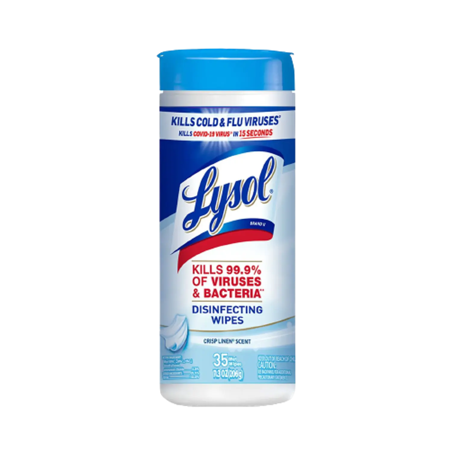 Toallita Desinfectante Lysol Crisp Line x 35 und