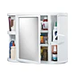 Gabinete Baño Con Espejo Blanco - Miniatura 1
