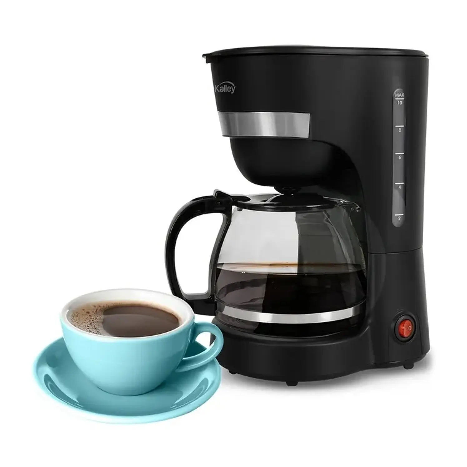 Cafetera Negra Básica Kalley K CN10 1