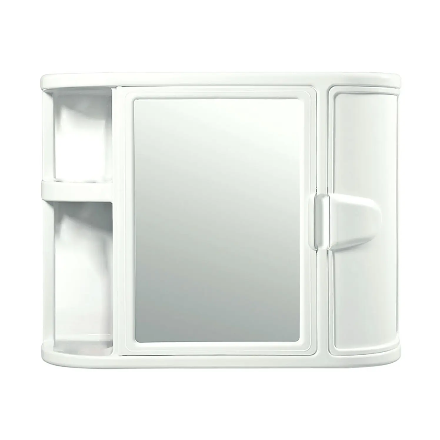 Gabinete Baño Con Espejo Blanco 2