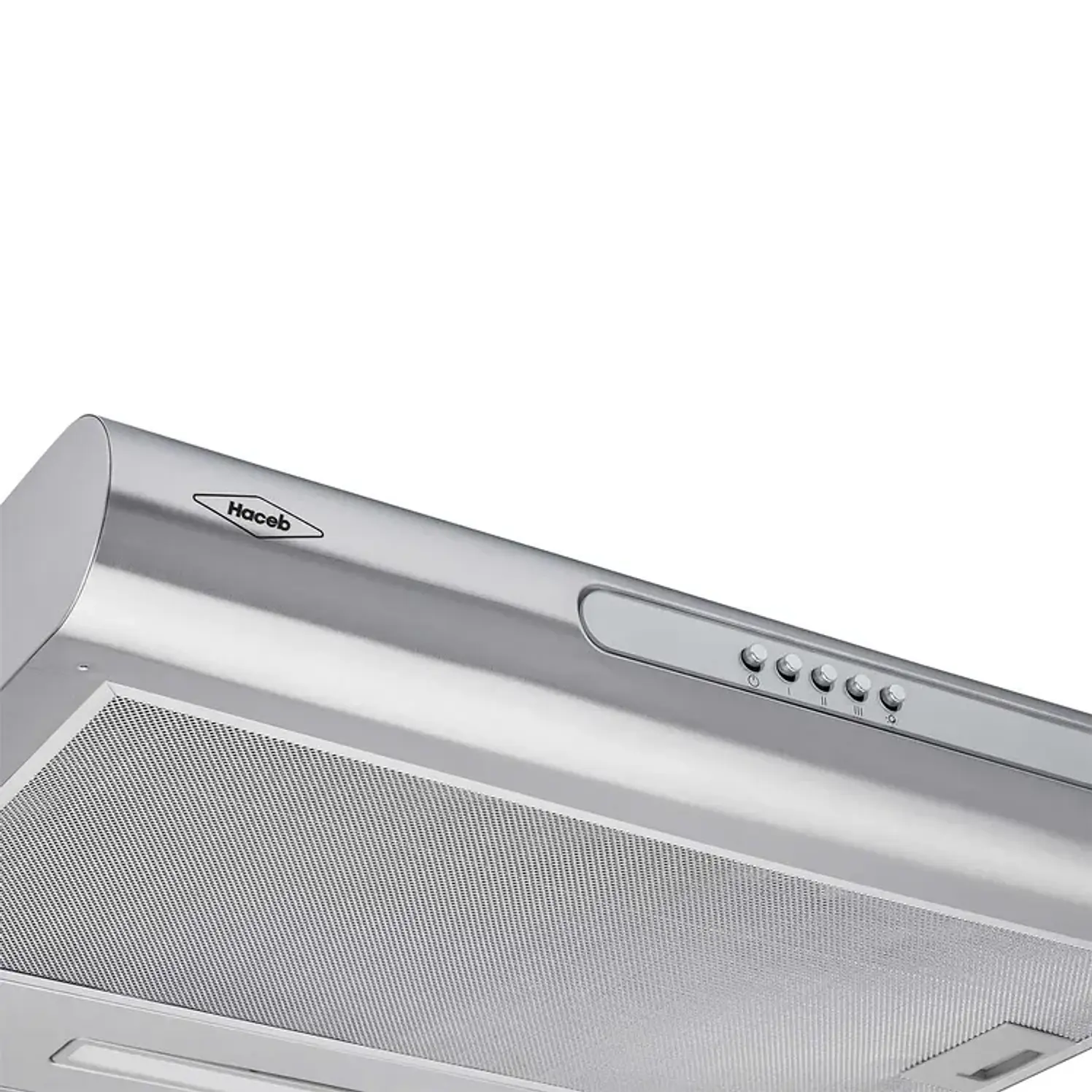 Campana Extractora Haceb 60 cm Peninsula Pared TOFU 3 V Inox 2