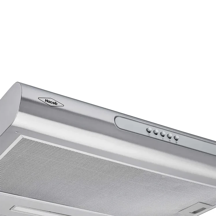 Campana Extractora Haceb 60 cm Peninsula Pared TOFU 3 V Inox 2