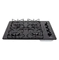 Estufa Haceb Empotrar Gas Natural 4 Puestos 60 cm Negra - Miniatura 1