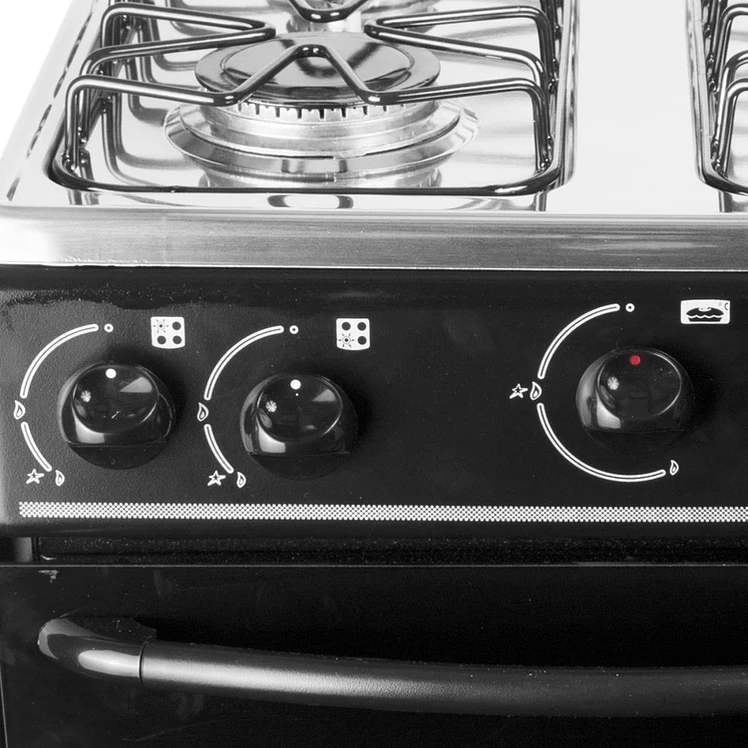 Estufa De Piso Abba 4 Puestos Con Horno Gas Natural AT101 5 4