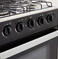 Estufa de Piso HACEB 4 Puestos Gas Propano Romero 50 T Negro - Miniatura 4