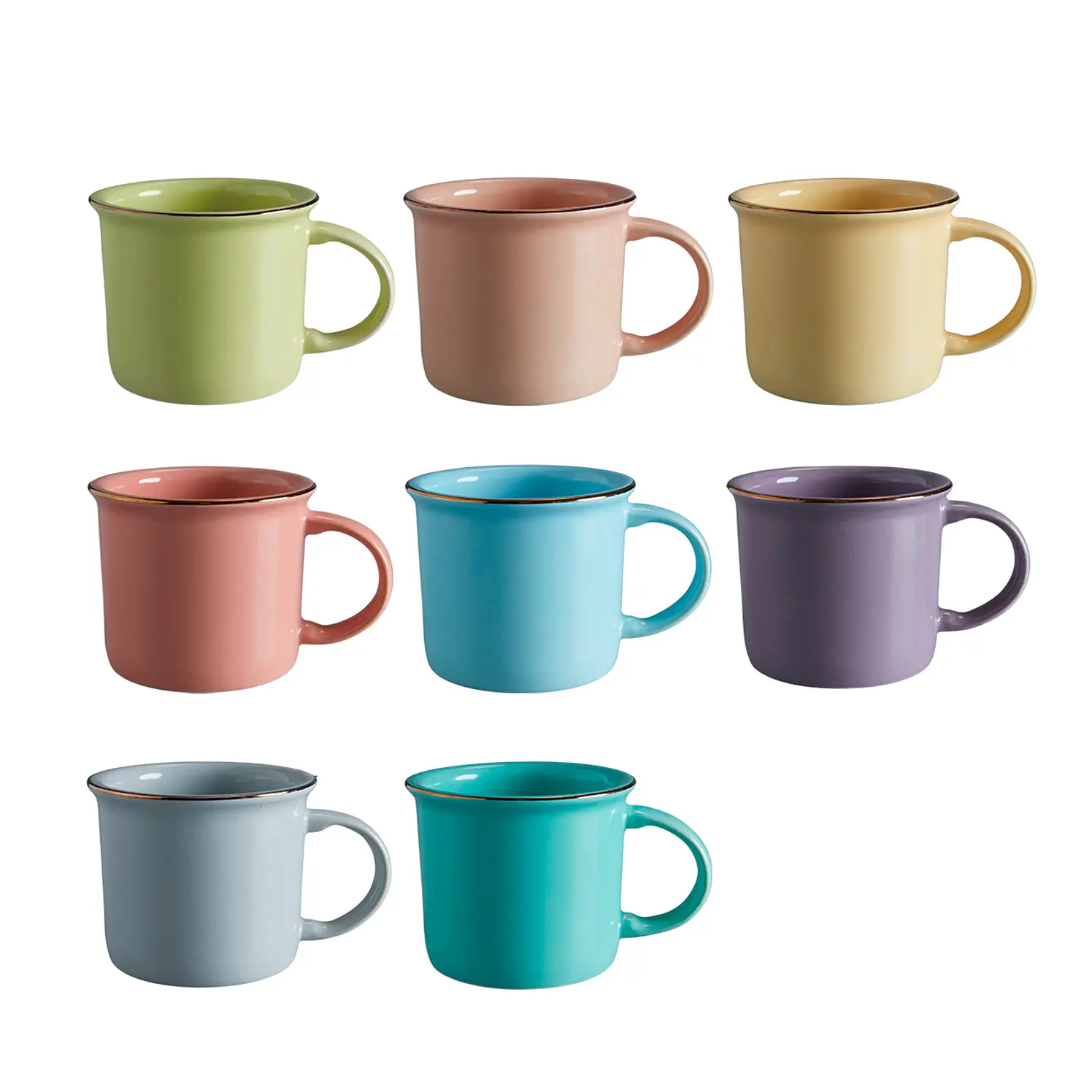 Mug Corona Macaron Negro 280 ml